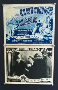 The Clutching Hand (1936) - Original Lobby Cards Movie Poster