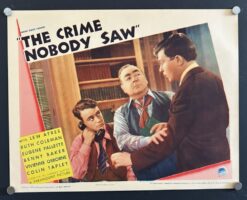 The Crime Nobody Saw (1937) - Original Lobby Card Movie Poster