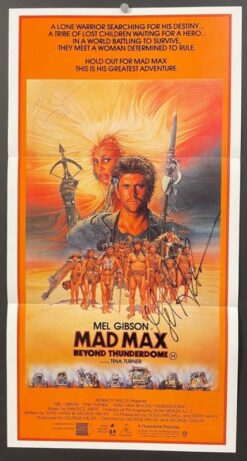 Mad Max, Beyond Thunderdome (1986) - Original Autographed One Sheet Movie Poster