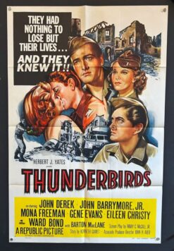 Thunderbirds (1952) - Original One Sheet Movie Poster