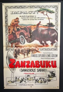 Zanzabuku (1956) - Original One Sheet Movie Poster