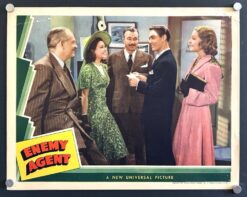Enemy Agent (1940) - Original Lobby Card Movie Poster