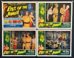 Eyes Of the Jungle (1953) - Original Lobby Cards Movie Poster