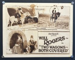Two Wagons (1924) - Original Lobby Card Movie Poster