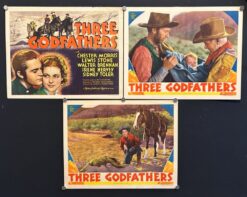 Three Godfathers (1936) - Original Lobby Card Movie Poster