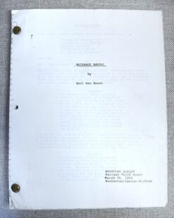 The Adventures Of Buckaroo Bonzai (1983) - Original Film Scripts Movie Poster
