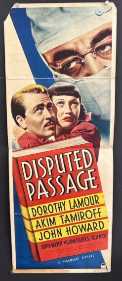 Disputed Passage (1939) - Original Insert Sheet Movie Poster