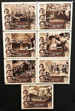 Gunga Din (R1954) - Original Lobby Cards Movie Poster