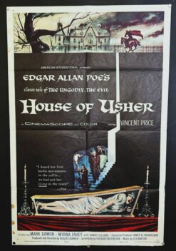 House Of Usher (1960) - Original Lobby Card Movie Poster