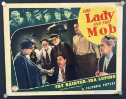 The Lady and the Mob (1939) - Original Lobby Card Movie Poster