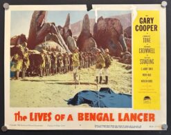 The Lives Of A Bengal Lancer (R1950) - Original Lobby Card Movie Poster