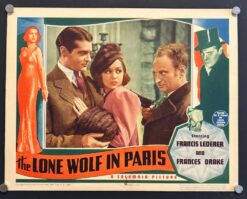 The Lone Wolf In Paris (1938) - Original Lobby Card Movie Poster