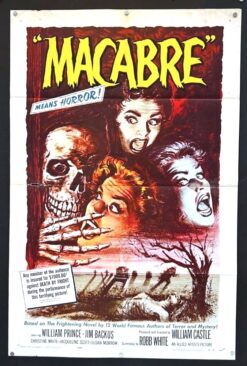 Macabre (1958) - Original One Sheet Movie Poster
