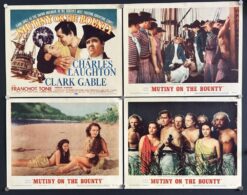 Mutiny On the Bounty (R1957) - Original Lobby Cards Movie Poster