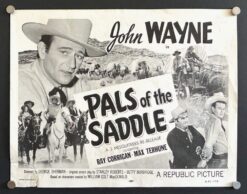 The Three Mesquiteers - Pals of the Saddle (R1953) - Original Title Lobby Card Movie Poster