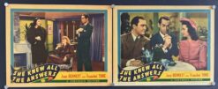 She Knew All the Answers (1941) - Original Lobby Cards Movie Poster