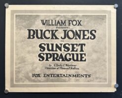 Sunset Sprague (1920) - Original Lobby Card Movie Poster