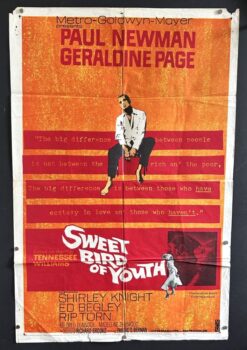 Sweet Bird Of Youth (1962) - Original One Sheet Movie Poster