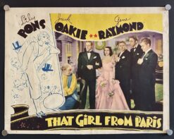 That Girl From Paris (1936) - Original Lobby Card Movie Poster