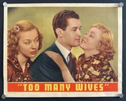 Too Many Wives (1937) - Original Lobby Card Movie Poster