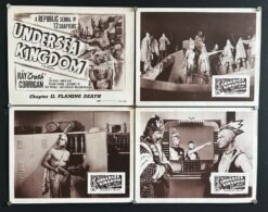 Undersea Kingdom "Flaming Death" - Original Lobby Cards Movie Poster
