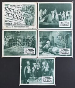 Undersea Kingdom "Revenge of the Volkites" "Death in the Air" "The Undersea City" - Original Lobby Cards Movie Poster