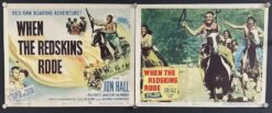 When the Redskins Rode (1951) - Original Lobby Cards Movie Poster
