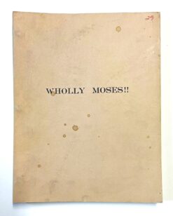 Wholly Moses (1979) - Original Film Script Movie Poster