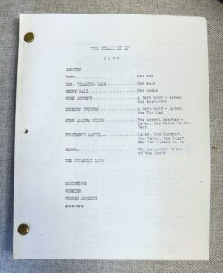 The Wizard Of Oz (1939) - Original Film Script Movie Poster