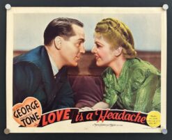 Love Is A Headache (1938) - Original Lobby Card Movie Poster